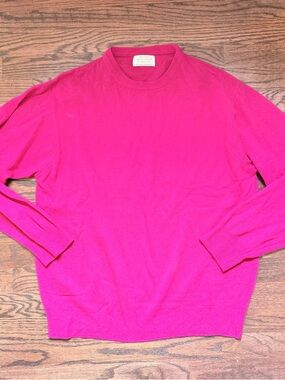 United Colors Of Benetton Vibrant Pink Crewneck Sweater